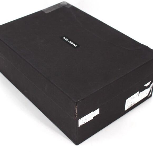 NEW Dolce & Gabbana Midi Cowboy Gaucho Leopard Short Western B… Black Metalli… - Picture 15 of 15